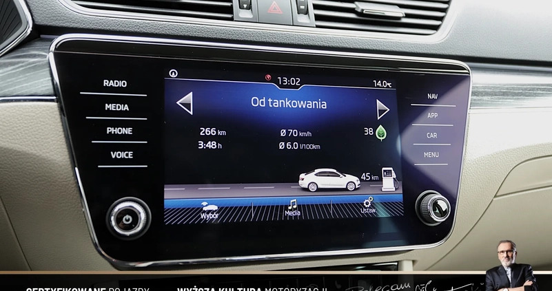 Skoda Superb cena 82899 przebieg: 189998, rok produkcji 2019 z Suchedniów małe 704
